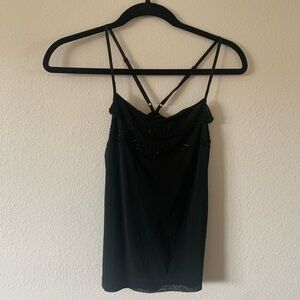 The Limited Black Beaded Camisole